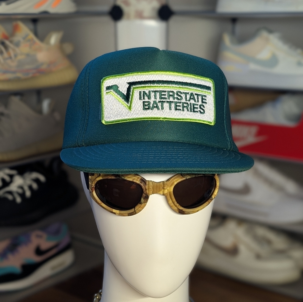 Interstate Batteries Vintage Green Hat (OS)